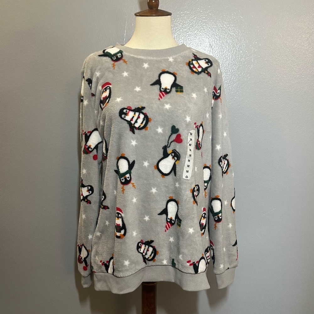NWT Dunnes Penguin Fluffy Pajamas